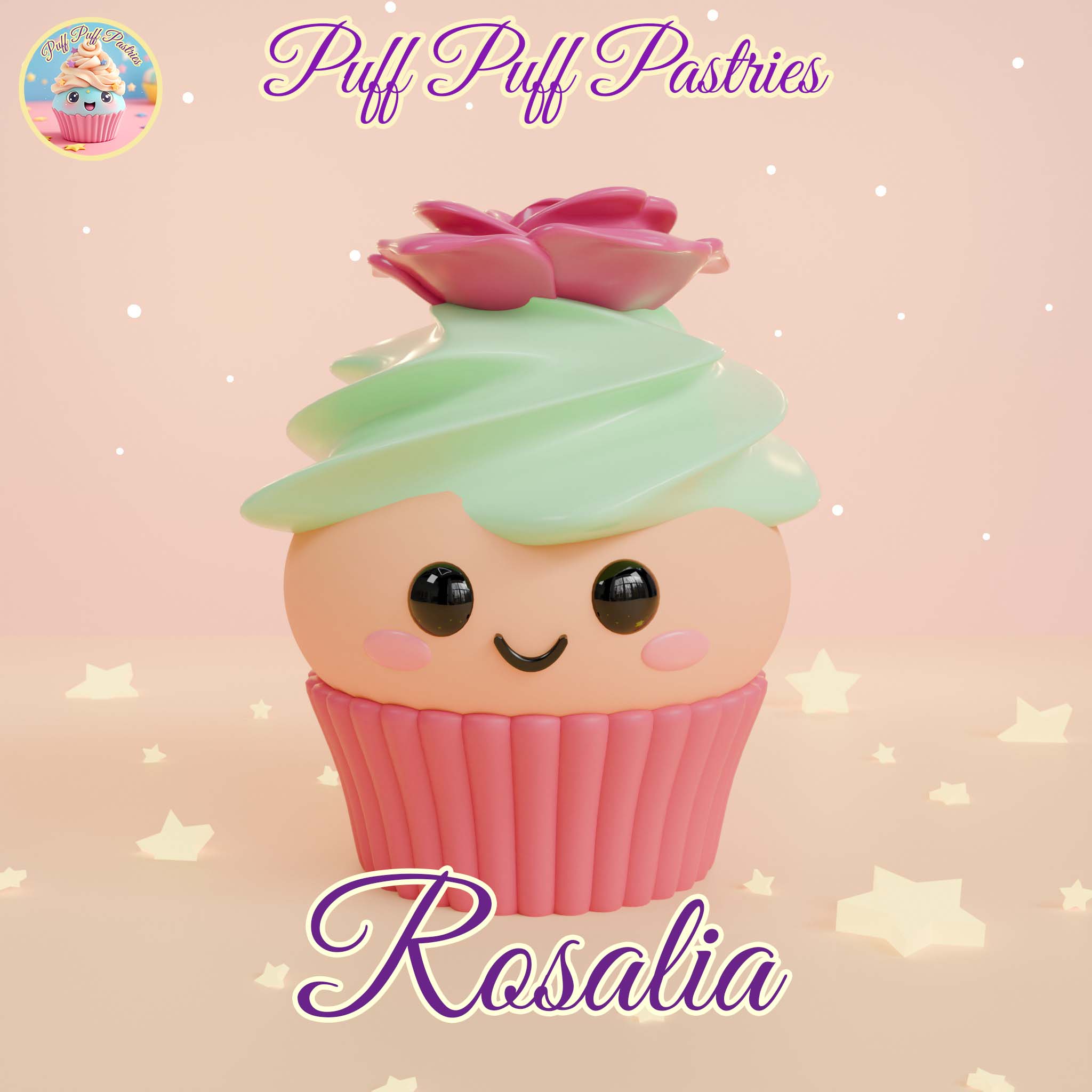 Kawaii Cupcake Rosalia